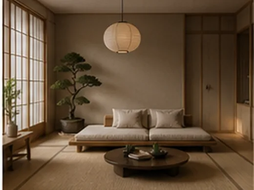 Japandi stilrum